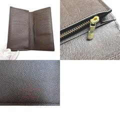 ルイヴィトン N60017 二つ折り財布 ブラウン  LOUIS VUITTON ポルトフォイユ・ブラザ ダミエの画像