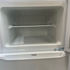 Haier ノンフロン冷凍冷蔵庫　2023年製　JR-N130Cの画像