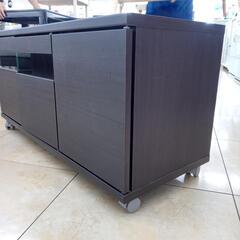 リユースのサカイ太田店★ジモティ割あり★  テレビ台 ダークブラウン H55×D34×W88.5 クリーニング済み OJ10817の画像
