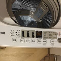 ハイセンス　全自動洗濯機　HW−55E2Wの画像