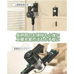 🔶新品🔶 コードレス掃除機 多種類ノズル LEDタッチパネルの画像