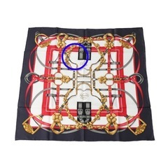 エルメス カレ90 スカーフ ネイビー  HERMES Crano Manege カレ90の画像