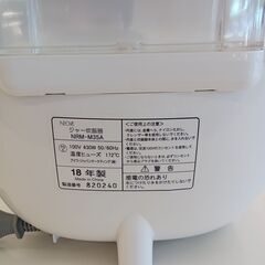 ★リユースのサカイ千葉中央店★期間限定割引有 アイワ 炊飯器 3.5合炊き 18年製 動作確認／クリーニング済み TC4437              SAKAI家電 の画像