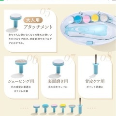 未使用　ベビー 電動 爪切りの画像
