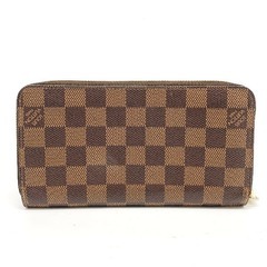 ルイヴィトン N41661 長財布 ブラウン  LOUIS VUITTON ジッピーウォレット ダミエの画像
