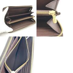 ルイヴィトン N41661 長財布 ブラウン  LOUIS VUITTON ジッピーウォレット ダミエの画像