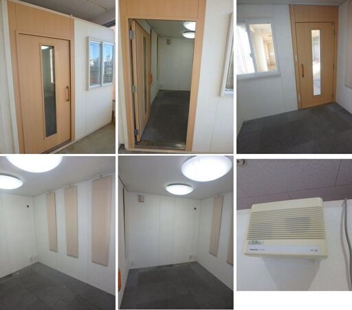 防音室 ナサール Dr35 3.7畳2020年製 防振マット＆エアコン付 禁煙