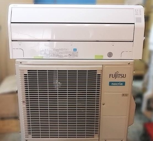 標準取付工事費・送料・分解クリーニング費込み　2.2kW FUJITSU 2022年【お持ち帰り¥30,000】