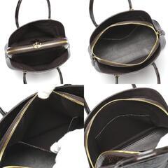 クロコダイル HO6123 ハンドバッグ ダークワインレッド  CROCODILE 2WAY ポロサスの画像