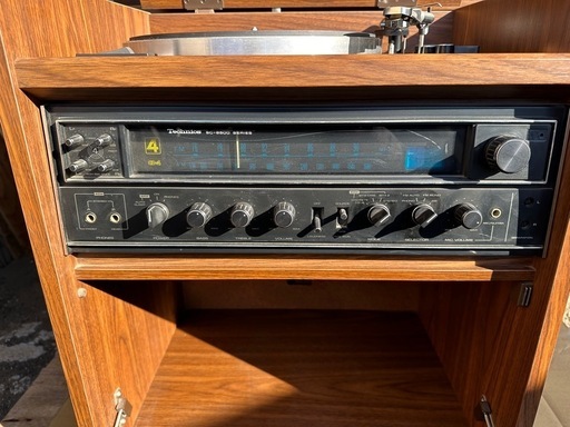 昭和レトロ Technics テクニクス 家具調ステレオセット SC-8500