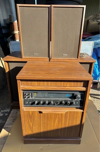 昭和レトロ　national technics sc-800 レコードプレーヤー ◇当時物 national/ナショナル ステレオ セット SC-800 レコード
