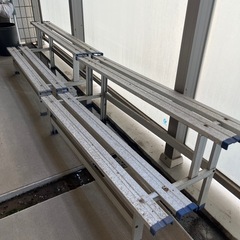 2つセットで譲ります/ベランダアルミ台_90㎝の画像