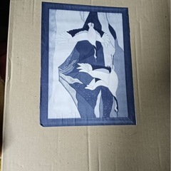 きめこみパッチワーク　赤富士鶴　縁起物の画像