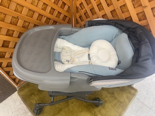 【愛品館 江戸川店】コンビ ホワイトレーベル ネムリラ AUTO SWING BEDi Long 電動ハイローチェア ID:110-025655-007