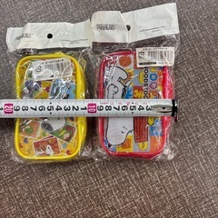 SNOOPY カラフルポーチ黄＆赤の画像