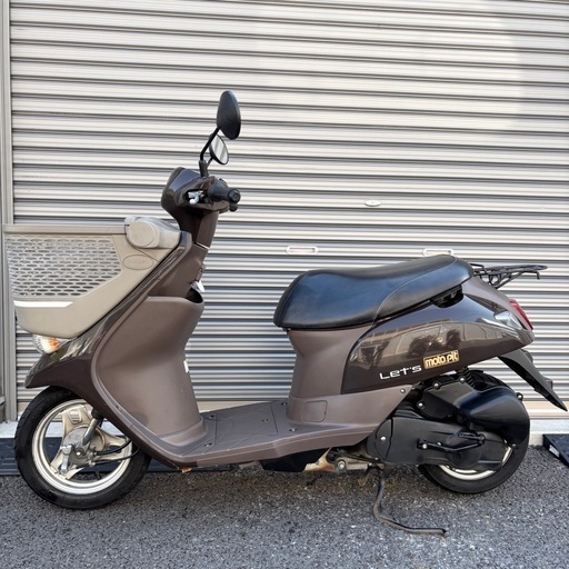 4222.超高年式　現行型レッツ（バスケット）　バッテリー新品　千葉県柏市　即日配送、自走引き取りも可能