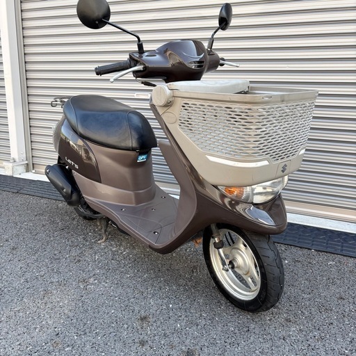 4222.超高年式　現行型レッツ（バスケット）　バッテリー新品　千葉県柏市　即日配送、自走引き取りも可能