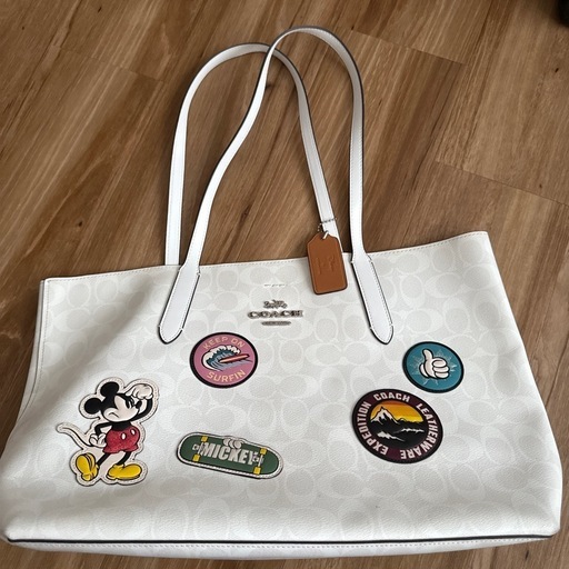 COACH ミッキーコラボ　トートバッグ