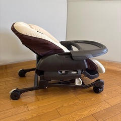美品 Comboネムリラ おやすみ＆チェア スタンダード （西松屋限定モデル） ハイ&ロー　スウィングラック【手動の画像