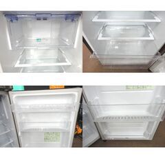西岡店 冷蔵庫 225L 2ドア 2020年製 シャープ SJ-D23E-S シルバー系 SHARP 200Lクラスの画像