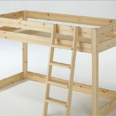 Y(M&C) 無印良品 パイン材 ミドルベット 木製ロフトベッド 階段付 Y(M&C)様専用 無印良品 パイン材 ミドルベット 木製ロフトベッド 階段