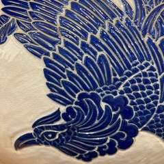 ★北九州、福岡市周辺配送可【艦月焼】壺　鳳凰　藤本享秀作　元箱あり 💳自社配送代引き可💳※現金、クレジット、スマホ決済対応※の画像