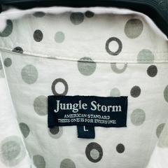 Jungle Storm ドット柄 半袖シャツ Lサイズ　アメリカンスタンダードの画像