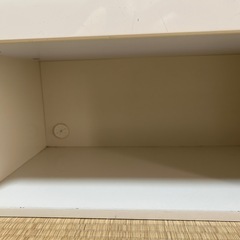 ガラス板付き棚 :3段引き出し+棚の画像