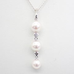 タサキ ネックレス ネックレス ホワイトゴールド  TASAKI 750WG パールの画像
