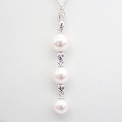 タサキ ネックレス ネックレス ホワイトゴールド  TASAKI 750WG パールの画像