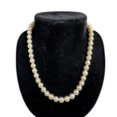 タサキ  ネックレス ホワイト  TASAKI K14 P約7.7~8.5mmの画像