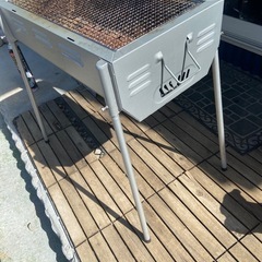  お話し中バーベキューコンロの画像