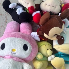 キャラクター　ぬいぐるみ　セット　まとめ売りの画像