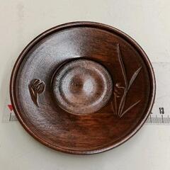 0902-196 木製　茶托　５枚セットの画像