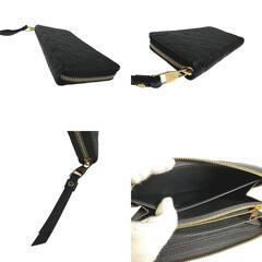 ルイヴィトン M61864 長財布 ブラック  LOUIS VUITTON ジッピー・ウォレット アンプラントの画像