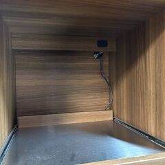 【リサイクルストアスターズ城西店】 【中古品】木製レンジボード　コンセント付きの画像
