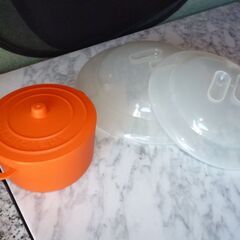 レンジ用容器と蓋の画像