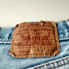 リーバイス　Levi's　501 W33 デニムショートパンツ　七分丈　の画像