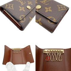 ルイヴィトン M62630 キーケース ブラウン  LOUIS VUITTON ミュルティクレ6 モノグラムの画像