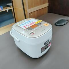 アイリスオーヤマ 5合炊飯器 KERC-MA-50-W 2017年製 動作確認済み【こちらは店舗です。浜村鹿野温泉ICから3分 買取本舗 宮本リサイクル 営業時間9～19時 定休日水曜のみ←連絡できませんm(_ _)m】の画像
