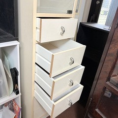 キャビネット ガラス扉 収納 の画像