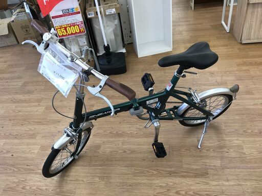 ★リユースのサカイ春日部店★KJ11545  折りたたみ自転車 16インチ グリーン クリーニング済み