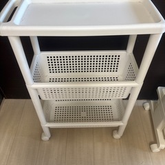 2段 収納 ラックの画像