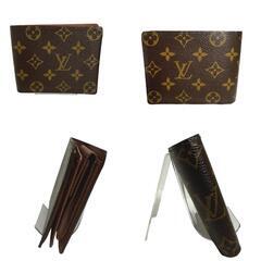ルイヴィトン M60026 二つ折り財布 ブラウン  LOUIS VUITTON ポルトフォイユ・フロリン モノグラムの画像