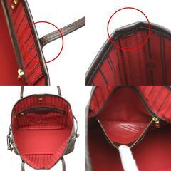 ルイヴィトン N51109 ハンドバッグ ブラウン  LOUIS VUITTON ネヴァーフルPM ダミエの画像