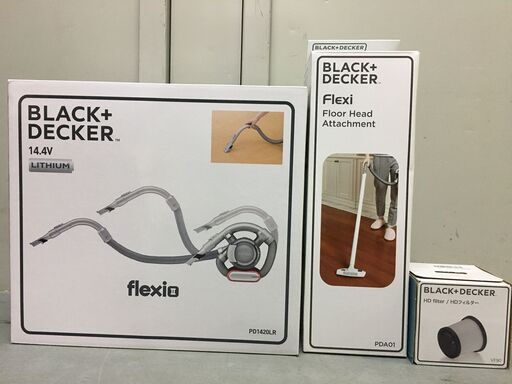 【未使用】BLACK+DECKER flexiⅡ リチウムフレキシー 14.4v PD1240LR 掃除機 コンパクト ハンディ掃除機