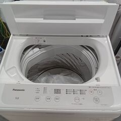 リユースのサカイ栃木店★ジモティ割あり★ Panasonic 洗濯機 NA-F50B15 5kg 22年製 動作確認／クリーニング済み TC10499の画像