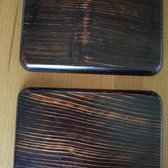 木製トレイ2点セットの画像