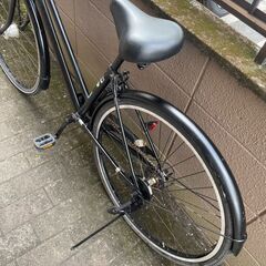 リサイクルショップどりーむ荒田店　No468 自転車　シティサイクル　27インチ　ギア切り替えOK♪　LEDオートライト付き♪の画像