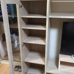 【一時受付終了】LOWYA　テレビラック　壁面一体型の画像